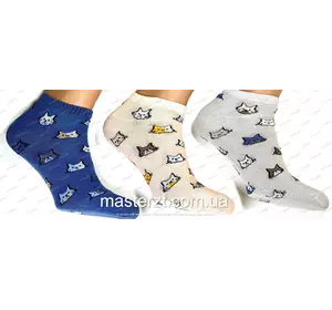 Шкарпетки жіночі демісезонні коти хб Мастер