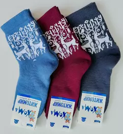 Шкарпетки дитячі махрові 16-18 хлопчик (мікс), ТМ "Хома"