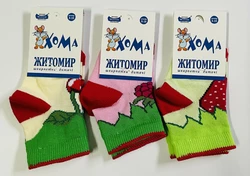 Шкарпетки дитячі демісезонні 8-10 дівчинка ТМ "ХОМА"