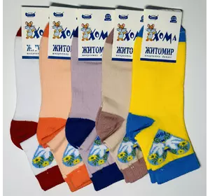 Шкарпетки дитячі Хома патріотичні 18-20 весна осінь Хома дівчинка¶