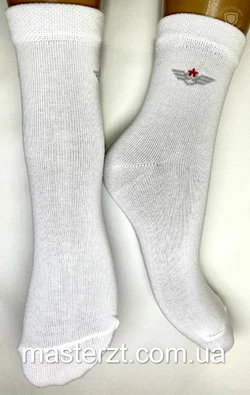 Шкарпетки дитячі весна осінь Хома 16-18 білі
