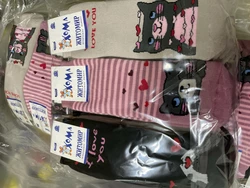 Шкарпетки дитячі махрові 22-24 дівчинка (мікс),ТМ "Хома"