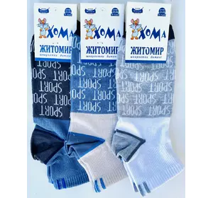 Шкарпетки дитячі Хома 22-24 демісезонні   хлопчик Спорт з надписпми