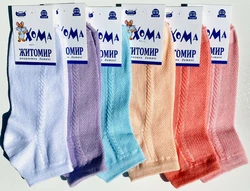 Шкарпетки дитячі сітка 16-18 дівчинка мікс Хома