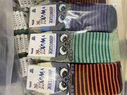 Шкарпетки дитячі махрові 14-16, 5005,  хлопчик (мікс),  ТМ "ХОМА"