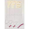 Шкарпетки жіночі білі з люрексом демісезонні хб Мастер