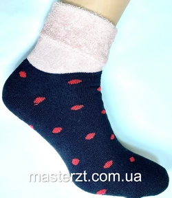 Шкарпетки жіночі махрові ха без гумки MASTER