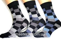 Шкарпетки чоловічі Мастер 27-29р в клітинку класика високі х\п¶ Шкарпетки чоловічі Мастер 27-29р в клітинку класика високі х\п¶