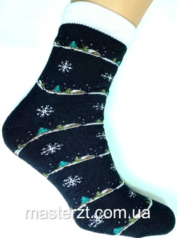 Шкарпетки жіночі махрові ха ялинка MASTER Шкарпетки жіночі махрові ха ялинка MASTER