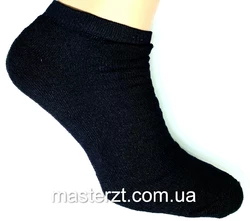 Шкарпетки жіночі махрові хб короткі чорні MASTER Шкарпетки жіночі махрові хб короткі чорні MASTER
