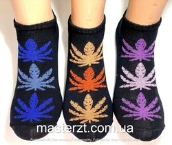 Шкарпетки чоловічі Мастер 27-29р короткі листя чорне асорті¶ Шкарпетки чоловічі Мастер 27-29р короткі листя чорне асорті¶