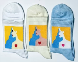 Шкарпетки жіночі демісезонні хб Мастер висока гумка