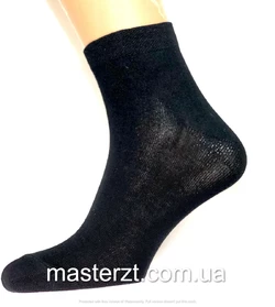 Шкарпетки чоловічі Мастер 27-29р  демісезонні чорні середні спорт
