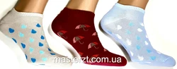Шкарпетки жіночі демісезонні хб Мастер Краплі укорочені