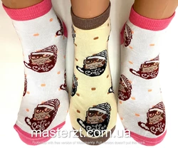 Шкарпетки жіночі демісезонні безшовні хб Мастер сови