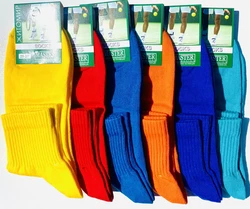 Шкарпетки чоловічі Мастер 25-27р яскраве асорті гламур високий борт однотонні¶ Шкарпетки чоловічі Мастер 25-27р яскраве асорті гламур високий борт однотонні¶