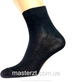 Шкарпетки чоловічі Мастер 25-27р чорні середні спорт