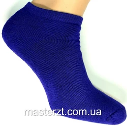 Шкарпетки жіночі махрові хб короткі темне асорті MASTER