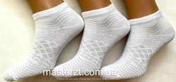 Шкарпетки жіночі сітка білі ажур MASTER