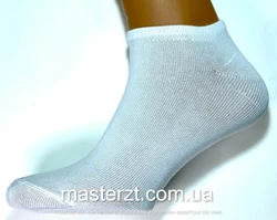 Шкарпетки чоловічі Мастер 27-29 білі укорочені спорт¶