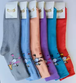 Шкарпетки жіночі махрові хб MASTER сніговик з ялинкою Шкарпетки жіночі махрові хб MASTER сніговик з ялинкою