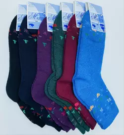 Шкарпетки жіночі махрові ха сердечка ялинки сніжинки MASTER Шкарпетки жіночі махрові ха сердечка ялинки сніжинки MASTER