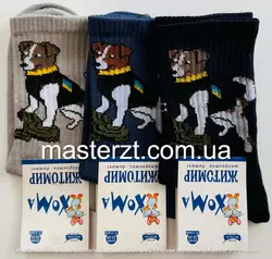 Шкарпетки дитячі патріотичні 22-24 весна осінь Хома  хлопчик¶ Шкарпетки дитячі патріотичні 22-24 весна осінь Хома  хлопчик¶