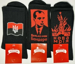 Шкарпетки чоловічі патріотичні 25-27р хб  демісезонні ТМ "MASTER" Шкарпетки чоловічі патріотичні 25-27р хб  демісезонні ТМ "MASTER"