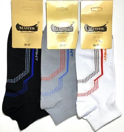 Шкарпетки чоловічі Мастер 25-27 демісезонні ТМ "MASTER" БЕЗШОВНІ спринт асорті¶ Шкарпетки чоловічі Мастер 25-27 демісезонні ТМ "MASTER" БЕЗШОВНІ спринт асорті¶