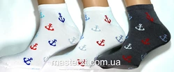 Шкарпетки чоловічі Мастер 27-29 демісезонні ТМ "MASTER" БЕЗШОВНІ асорті якоря бамбук Шкарпетки чоловічі Мастер 27-29 демісезонні ТМ "MASTER" БЕЗШОВНІ асорті якоря бамбук