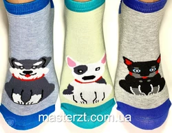 Шкарпетки жіночі демісезонні безшовні хб Мастер собаки