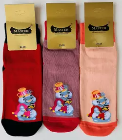 Шкарпетки жіночі махрові хб безшовні Сніговик MASTER