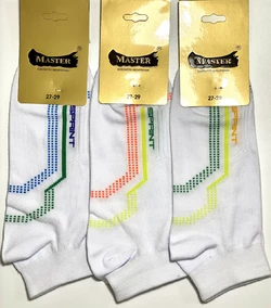 Шкарпетки чоловічі Мастер 27-29 демісезонні ТМ "MASTER" БЕЗШОВНІ  білі спринт асорті¶ Шкарпетки чоловічі Мастер 27-29 демісезонні ТМ "MASTER" БЕЗШОВНІ  білі спринт асорті¶