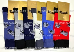 Шкарпетки чоловічі Мастер 27-29 демісезонні ТМ" MASTER" БЕЗШОВНІ бики
