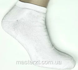 Шкарпетки жіночі махрові хб короткі білі MASTER