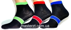 Шкарпетки чоловічі Мастер 25-27р короткі чорні з написом MASTER¶