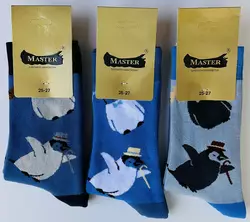Шкарпетки чоловічі махрові 25-27 ТМ "MASTER" БЕЗШОВНІ  НОВОРІЧНІ ВИСОКІ Шкарпетки чоловічі махрові 25-27 ТМ "MASTER" БЕЗШОВНІ  НОВОРІЧНІ ВИСОКІ
