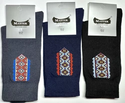 Шкарпетки  патріотичні Мастер 25-27 вишиванка чоловічі демісезонні