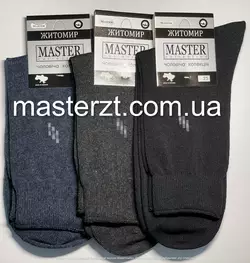 0001, 27р., Шкарпетки чоловічі ТМ "MASTER" чорні високі класика х\п 0001, 27р., Шкарпетки чоловічі ТМ "MASTER" чорні високі класика х\п