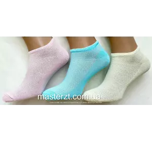Шкарпетки жіночі сітка світлі пастельні MASTER