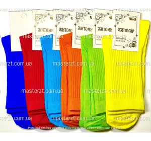 Шкарпетки жіночі демісезонні висока гумка яскраві хб Мастер Шкарпетки жіночі демісезонні висока гумка яскраві хб Мастер