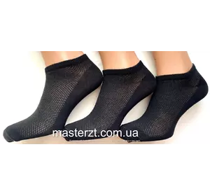 Шкарпетки чоловічі сітка 27-29 ТМ" MASTER" чорна¶