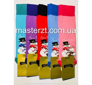 Шкарпетки жіночі махрові хб безшовні новорічні MASTER Шкарпетки жіночі махрові хб безшовні новорічні MASTER