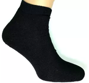 Шкарпетки чоловічі махрові 25-27  ТМ "MASTER" чорні спорт¶