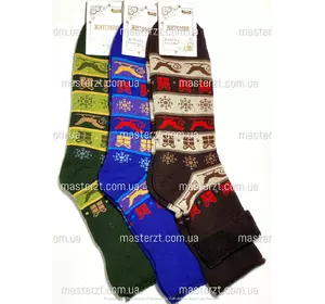 Шкарпетки жіночі махрові хб геометрія MASTER Шкарпетки жіночі махрові хб геометрія MASTER