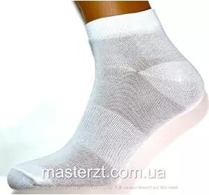 Шкарпетки чоловічі Мастер 27-29р білі супер спорт короткі¶