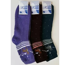 Шкарпетки жіночі махрові ха  олень гори MASTER Шкарпетки жіночі махрові ха  олень гори MASTER