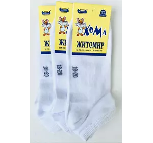 Шкарпетки дитячі Хома 18-20  БІЛІ УКОРОЧЕНІ 2208 Шкарпетки дитячі Хома 18-20  БІЛІ УКОРОЧЕНІ 2208