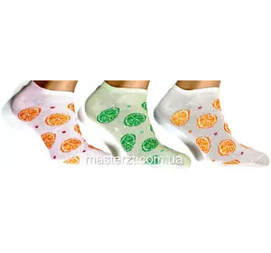 Шкарпетки жіночі демісезонні хб Мастер Апельсини укорочені