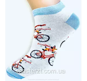 Шкарпетки жіночі демісезонні безшовні хб Мастер велосипеди